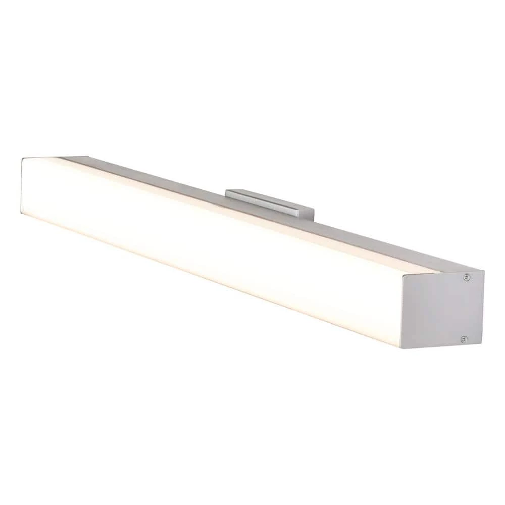 Procyon VMW11700AL 24 in. Silver Integrated LED Vanity and Bathroom Lighting Fixture AC LED ADA Compliant Damp Rated by VONN Lighting