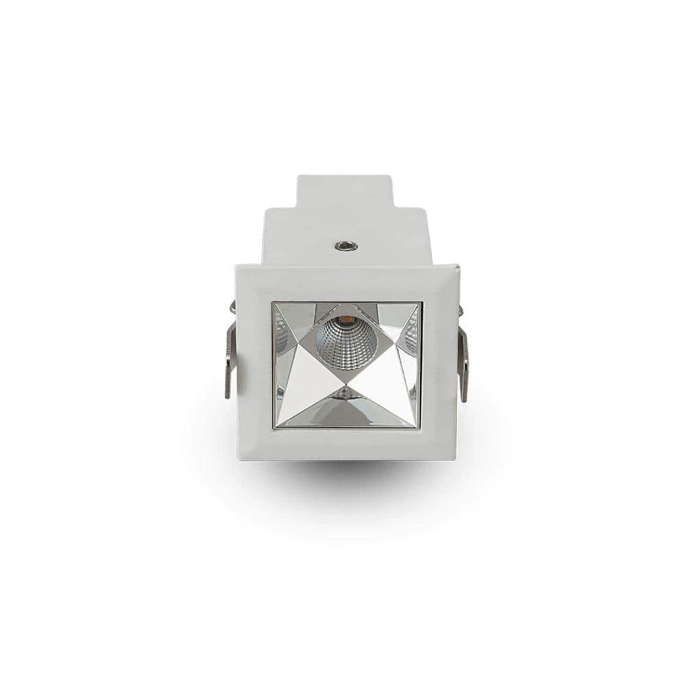Rubik 1 in. Nominal Lens Aperture Canless 3000K New Construction IC Rated Integrated LED Recessed Light Kit in White by VONN Lighting