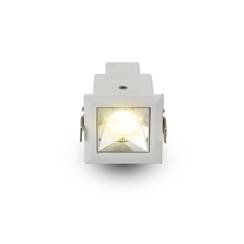 Rubik 1 in. Nominal Lens Aperture Canless 3000K New Construction IC Rated Integrated LED Recessed Light Kit in White by VONN Lighting - Image 2