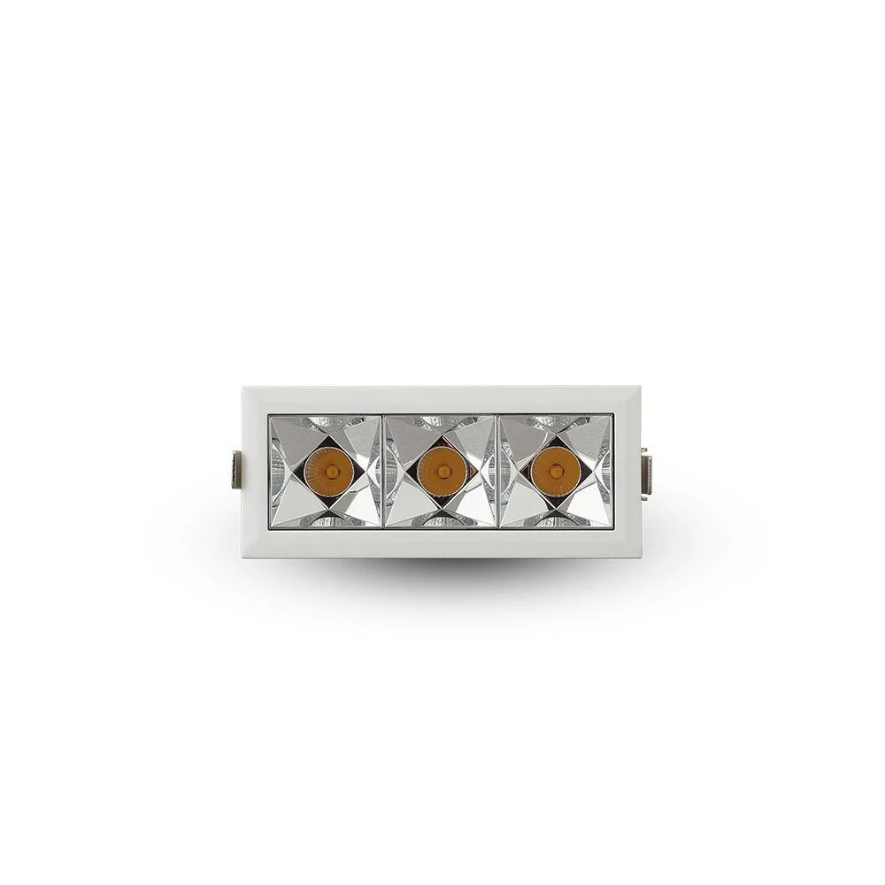 Rubik 4 in. Nominal Lens Aperture Canless 3000K New Construction IC Rated Integrated LED Recessed Light Kit in White by VONN Lighting - Image 3