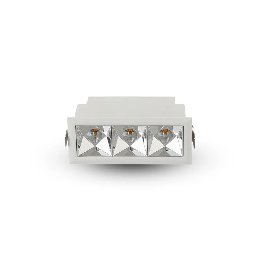 Rubik 4 in. Nominal Lens Aperture Canless 3000K New Construction IC Rated Integrated LED Recessed Light Kit in White by VONN Lighting