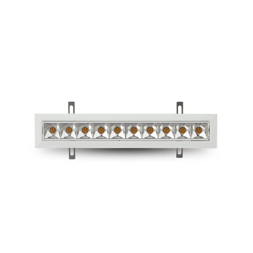 Rubik 12 in. Nominal Lens Aperture Canless 3000K New Construction IC Rated Integrated LED Recessed Light Kit in White by VONN Lighting - Image 3