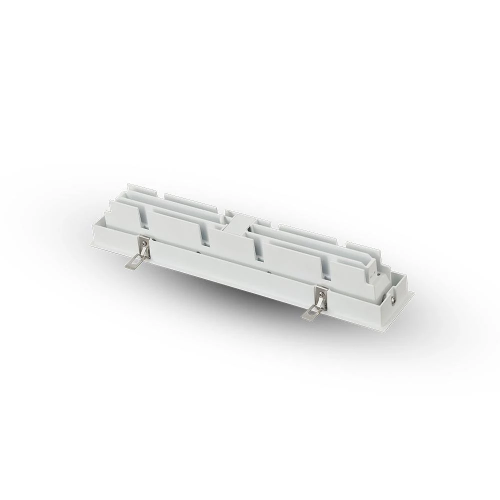 Rubik 12 in. Nominal Lens Aperture Canless 3000K New Construction IC Rated Integrated LED Recessed Light Kit in White by VONN Lighting - Image 6