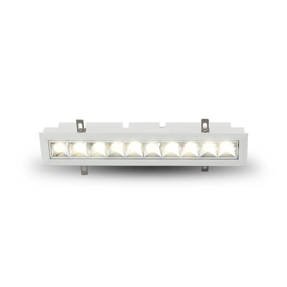 Rubik 12 in. Nominal Lens Aperture Canless 3000K New Construction IC Rated Integrated LED Recessed Light Kit in White by VONN Lighting - Image 2