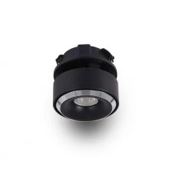 Orbit 2 in. Nominal Lens Aperture Canless 3000K New Construction IC Rated Integrated LED Recessed Light Kit in Black by VONN Lighting