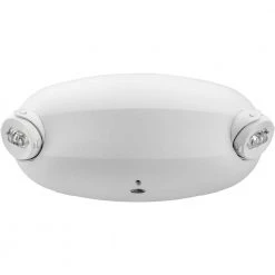 2.4-Watt 120-Volt to 347-Volt White Adjustable Head Integrated LED Emergency Light with Self-Diagnostics by Lithonia Lighting