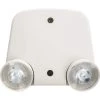 Contractor Select Thermoplastic White Emergency Remote Twin Head by Lithonia Lighting