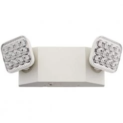 Contractor Select EU2C 120/277-Volt Integrated LED White Emergency Light Fixture with Battery by Lithonia Lighting