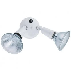 2-Light Wall-Mount Outdoor White Flood Light by Lithonia Lighting