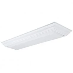 2-Light White Fluorescent Cambridge Linear Flush Mount by Lithonia Lighting