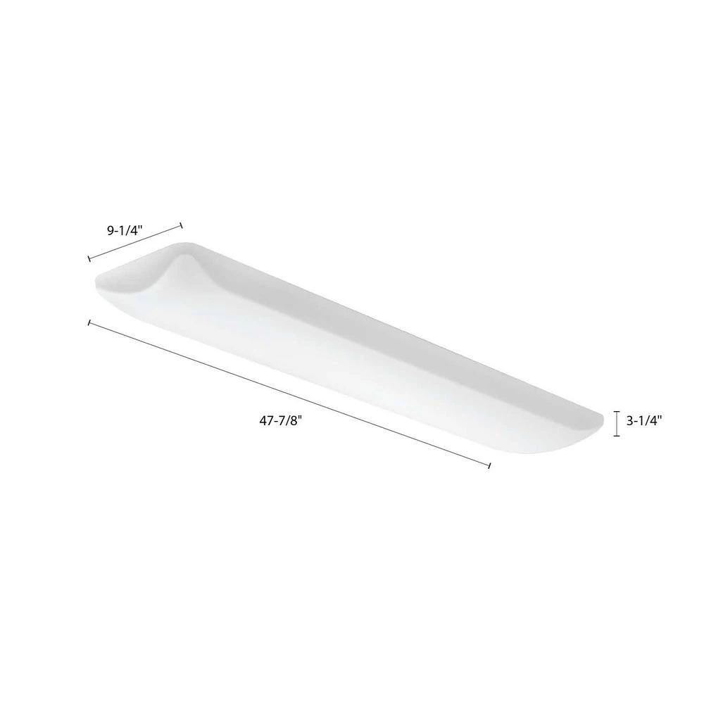 35-Watt Matte Integrated LED Flushmount 4 ft. Linear Lite Puff by Lithonia Lighting - Image 7