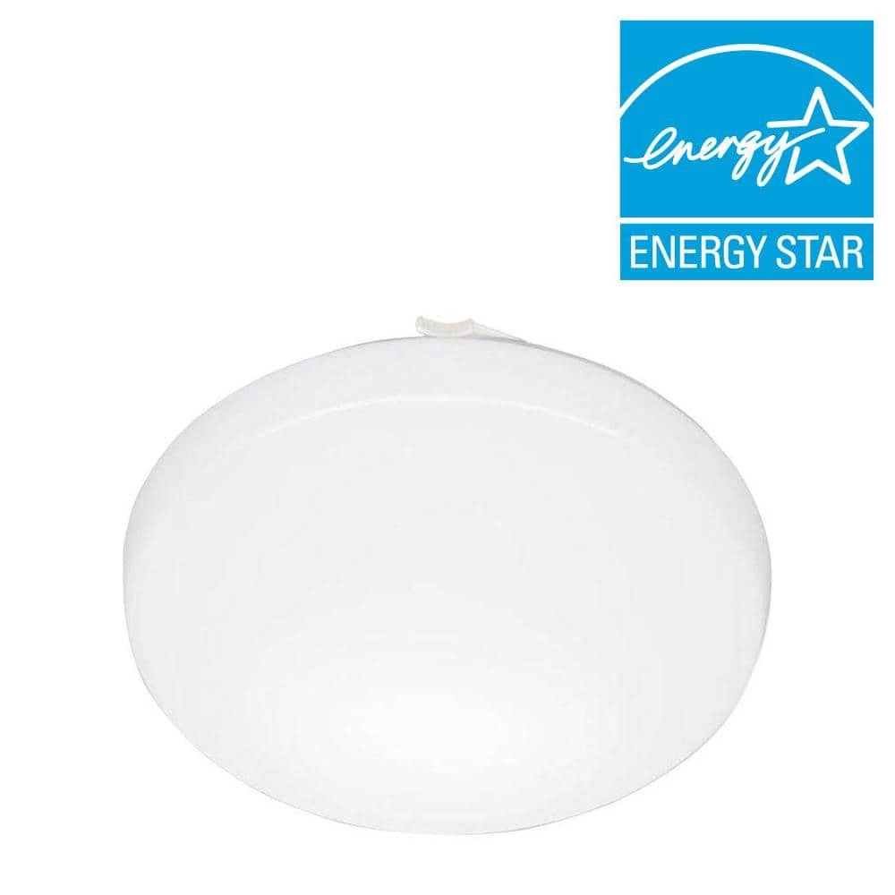 11 in. White LED Low-Profile Residential Round Flush Mount by Lithonia Lighting - Image 4