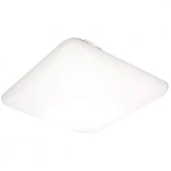 11 in. Square Low-Profile White Integrated LED Flush Mount by Lithonia Lighting