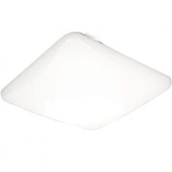 14 in. Square Low-Profile White Integrated LED Flush Mount by Lithonia Lighting