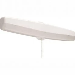 18 in. White LED Closet Light with Pull Chain by Lithonia Lighting