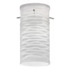 Cylinder Wave Glass Shade for LED Mini Pendant by Lithonia Lighting