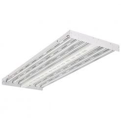 6-Light Gloss White T5 Fluorescent Industrial High Bay by Lithonia Lighting