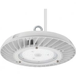 Contractor Select JEBL 1.31 ft. 400-Watt Equivalent Integrated LED Dimmable White High Bay Light Fixture, 4000K by Lithonia Lighting