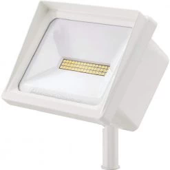 QTE Line Voltage White LED Landscape Flood Light with Knuckle Mount 5000K by Lithonia Lighting