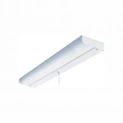 CUC8 17 120 LP S1 M4 1-Light White Fluorescent Ceiling Flushmount by Lithonia Lighting