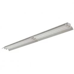 Tandem 4-Light White Fluorescent Ceiling Strip Lighting Fixture by Lithonia Lighting