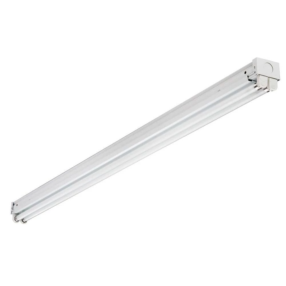 Z Series 4 ft. 54-Watt Equivalent Fluorescent White Strip Light Fixture by Lithonia Lighting