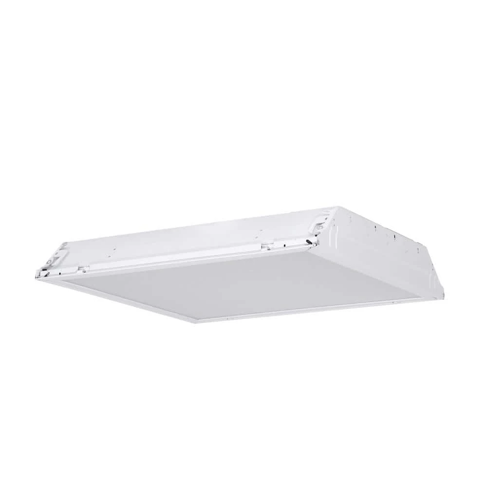 2SP8 G 2 U316 A12 120 GESB 2-Light White Fluorescent Ceiling Troffer by Lithonia Lighting - Image 3