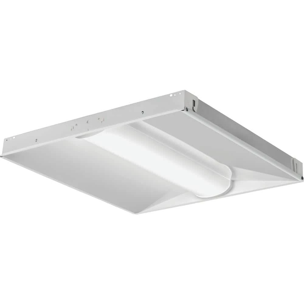Contractor Select BLC 2 ft. x 2 ft. 64-Watt Equivalent Integrated LED White 4000 Lumens Curved Center Troffer, 3500K by Lithonia Lighting - Image 4
