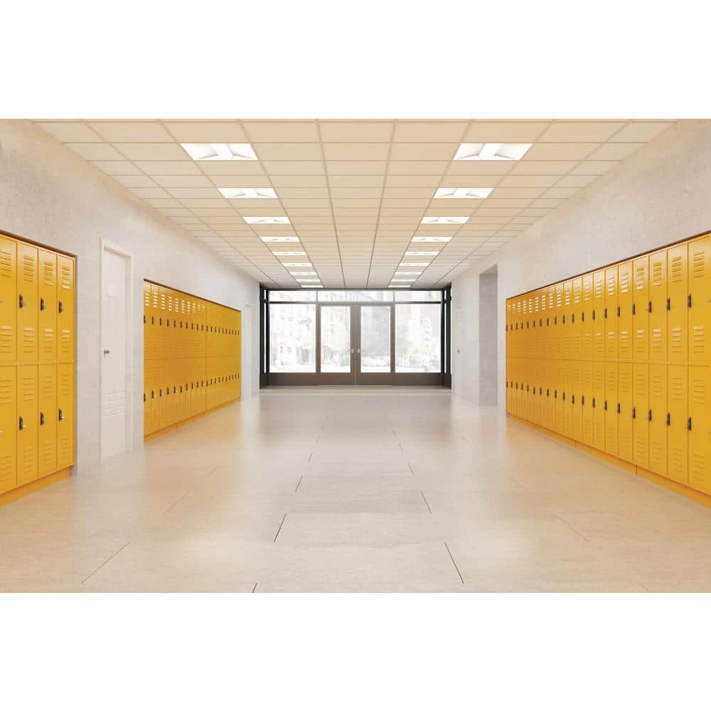 Contractor Select BLC 2 ft. x 2 ft. 64-Watt Equivalent Integrated LED White 4000 Lumens Curved Center Troffer, 3500K by Lithonia Lighting - Image 7