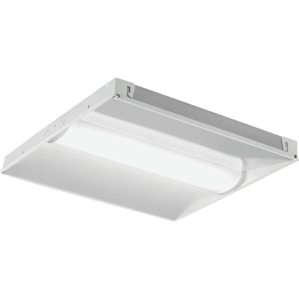 Contractor Select BLC 2 ft. x 2 ft. 64-Watt Equivalent Integrated LED White 4000 Lumens Curved Center Troffer, 3500K by Lithonia Lighting - Image 3