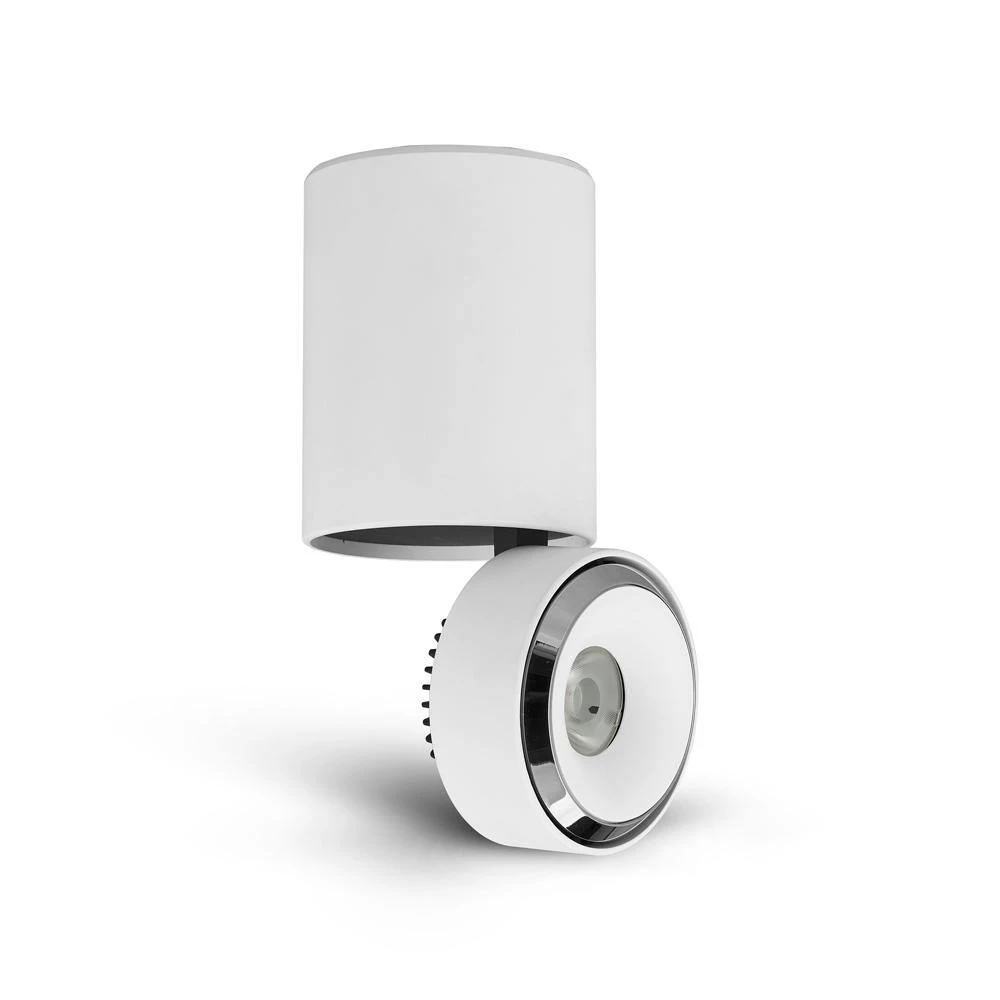 Orbit 4.25 in. 1-Light Surface Adjustable LED Downlight Dimmable 100-277V Beam Angle 36 Degree White 3000K Flush Mount by VONN Lighting - Image 2