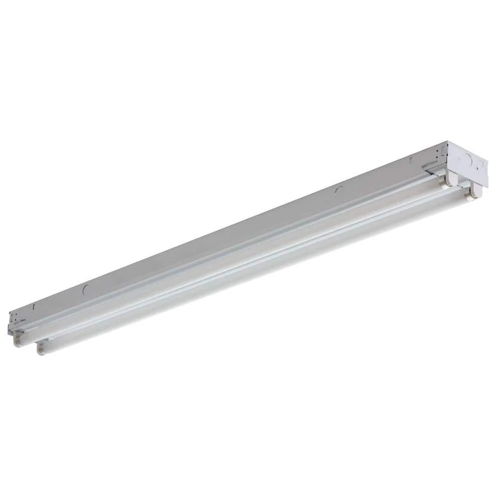 C 2 32 MVOLT GEB10IS 2-Light Gloss White Fluorescent Strip Light by Lithonia Lighting