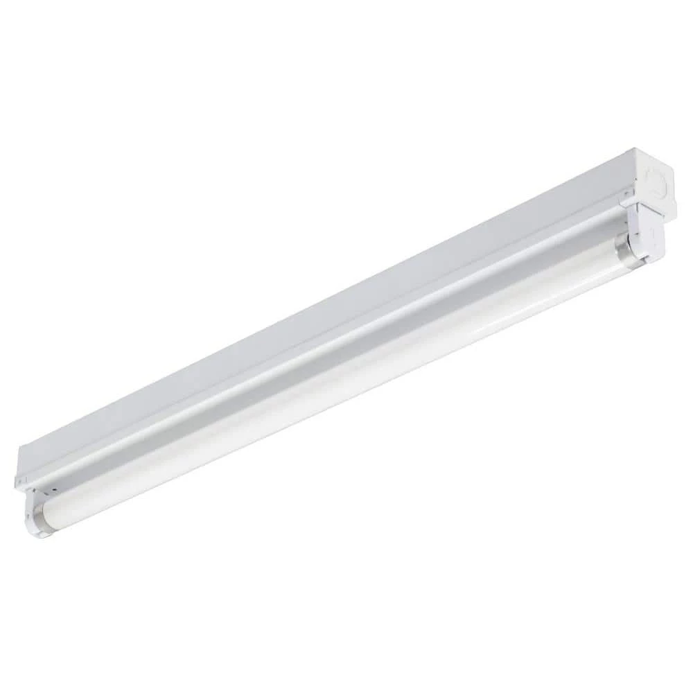 2 ft. 1-Light Gloss White T8 Fluorescent Strip Light by Lithonia Lighting